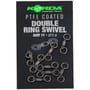 Korda PTFE Coated Double Ring Swivel 1