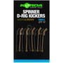 Korda Spinner D-Rig Kickers - Green & Brown