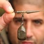 Korda Square Pear Swivel Fishing Lead In Use 1