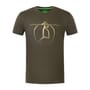 Korda Submerged Olive Green Fishing T-Shirt Front