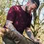 Korda TK Digi Kamo T-Shirt - Burgundy