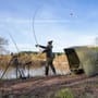 Korum 3K Barbel Rod In Use 4