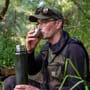 Korum Classic 1L Thermal Flask - Barbel In Use 4