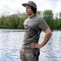 Korum Classic Barbel T-Shirt In Use 1