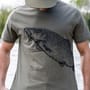 Korum Classic Barbel T-Shirt In Use 3