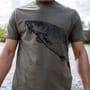 Korum Classic Barbel T-Shirt In Use 4
