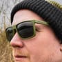 Korum Old School ID Polarised Fishing Sunglasses Dorado In Use