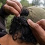 Korum Performance Hat - Olive In Use 5