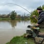 Korum Phase 1 Feeder Fishing Rod 10ft In Use 4