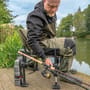 Korum S23 Compact Accessory Fishing Chair In Use 1