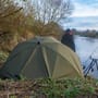 Korum Supa Lite River Fishing Brolly In Use 1