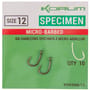Korum Xpert Specimen Fishing Hook Size 12