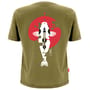 Kumu Rising Sun Tee Fishing T-Shirt Back