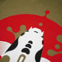 Kumu Rising Sun Tee Fishing T-Shirt Close Up 1