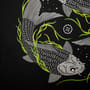 Kumu Vortex Tee T-Shirt Close Up 1