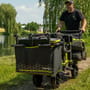 Matrix 4 Wheel Transporter Front Bag In Use