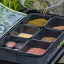 Matrix EVA Fishing Bait Tray XL Inc 6 Tubs In Use 1