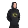 Matrix Large Fade Logo Hoodie - Black / Lime