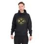 Matrix Large Fade Logo Hoodie - Black / Lime