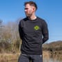 Matrix Large Fade Logo T-Shirt - Black / Lime