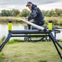 Matrix Single Compact Fishing Pole Roller In Use