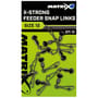 Matrix X-Strong Feeder Snap Links Packet