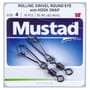 Mustad Round Eye Swivel And Snap Link Size 4