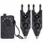 Nash Siren R3+ 2-Rod Fishing Bite Alarm Presentation Set Studio Front View