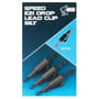 Nash Speed Ezi Drop Fishing Lead Clip Dark Silt 2