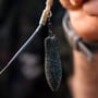 OMC Arra Fishing Lead Close Up In Use