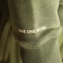 OMC Big-Eye Forest Green Fishing Hoodie Close Up 2