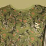 OMC Signature Splash Camo Fishing T-Shirt Close Up