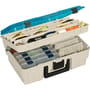 Plano Large 2 Level Satchel Tackle Box - Magnum Beige / Blue