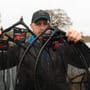 Preston Carp XS Landing Net Close In Use 4