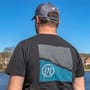 Preston Innovations Black Fishing T-Shirt In Use Back 2