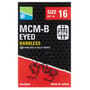Preston MCM-B Eyed Barbless Hooks Size 16