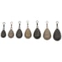 Korda Dumpy Pear Swivel Fishing Lead Sizes