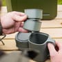 RidgeMonkey Fishing ThermoMug DLX Brew Set Green In Use 5