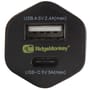 RidgeMonkey Vault 15W USB-C Car Charger Adaptor Front