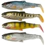 Savage Gear Craft Cannibal Paddletail Clear Water Mix 4-Piece