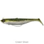 Savage Minnow Weedless Lure 12.5cm Green Silver