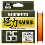 Shimano Kairiki G5 Braided Fishing Line Hi Vis Orange