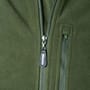 Snowbee Breeze-Bloc Green Fleece Jacket Close Up 2