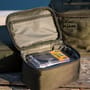 Solar Hard Case Accessory Fishing Bag Large Open In Use