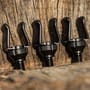 Solar Tackle BlackLite Centre Loc Adjustable Back Fishing Rod Rest Close Up 2