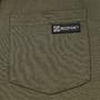 Sonik Green Fleece Fishing Shorts Close Up Pocket