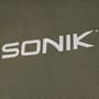 Sonik Green Raglan Tee Fishing T-Shirt Close Up Logo