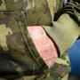 Sonik Camo Fishing Hoodie Close Up 3