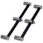 Summit Black Aluminium & Stainless 3 Rod Mini Fixed Buzz Bar (Pair)