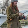 Trakker Core 3-Piece Winter Fishing Suit In Use 4